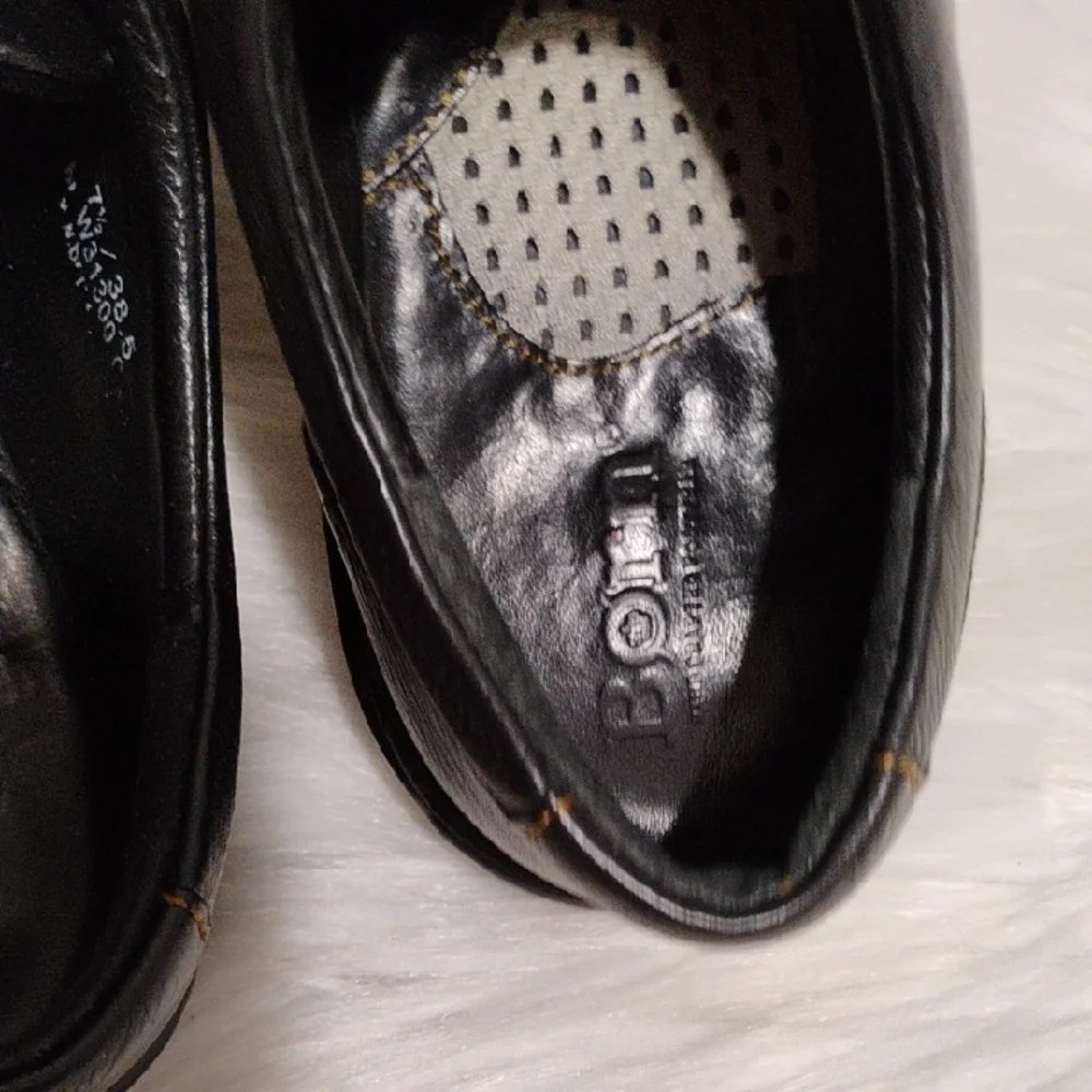 (#47) SALE! Born Black Leather Oxfords Women's Shoes 7.5 Worn 3X Max
